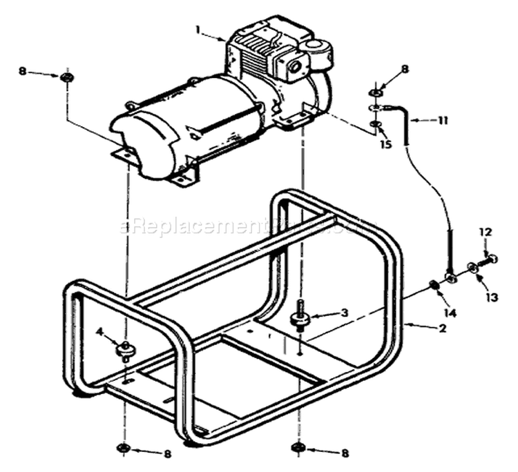 Page B Diagram and Parts List for 9217-0  Briggs and Stratton Generator